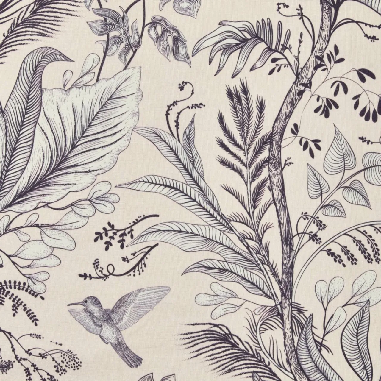 Nappe De Table|EMINZA Nappe rectangulaire coton enduit (150 x 250 cm) Colibri e Gris