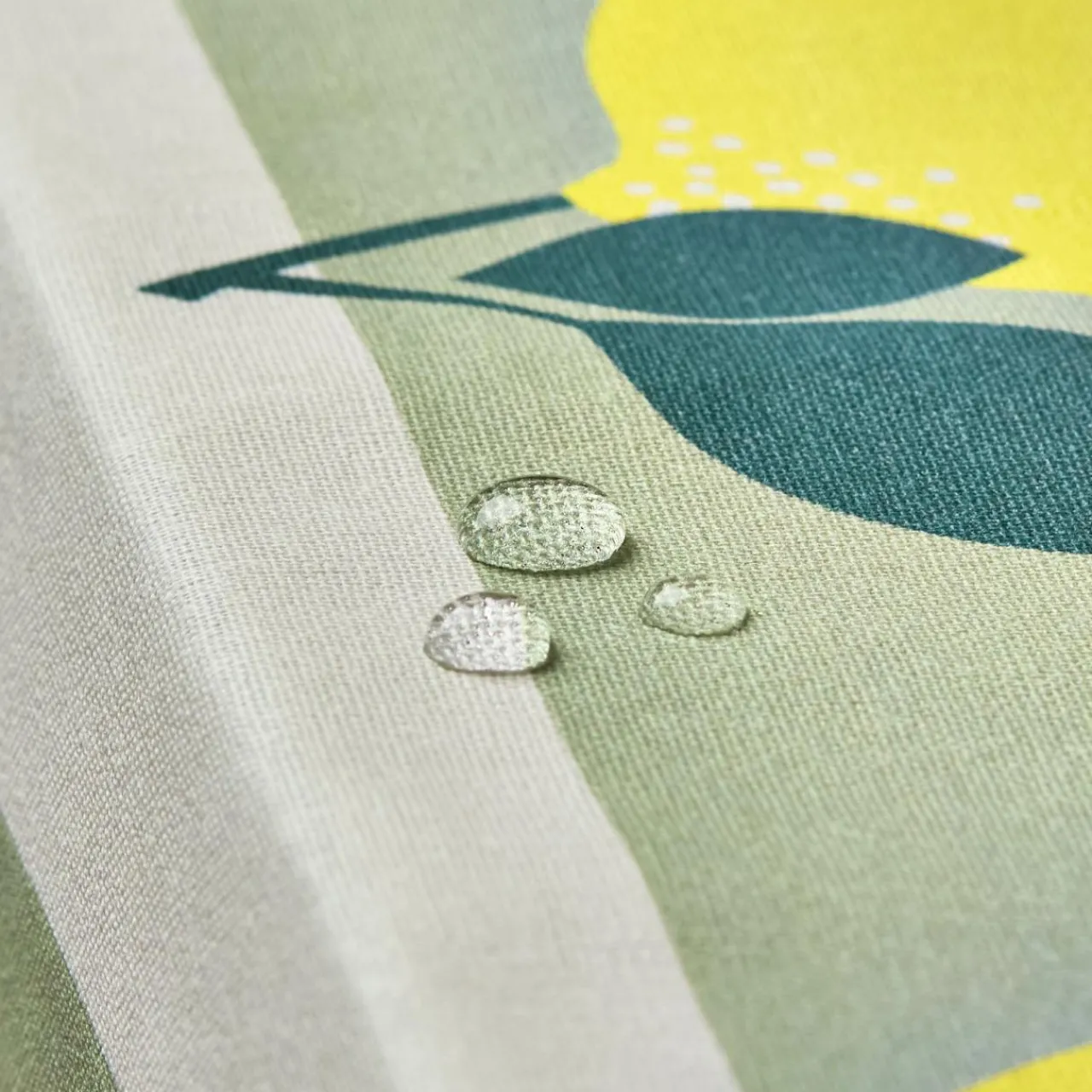 Nappe De Table|EMINZA Nappe rectangulaire coton enduit (150 x 350 cm) Antibes e Vert