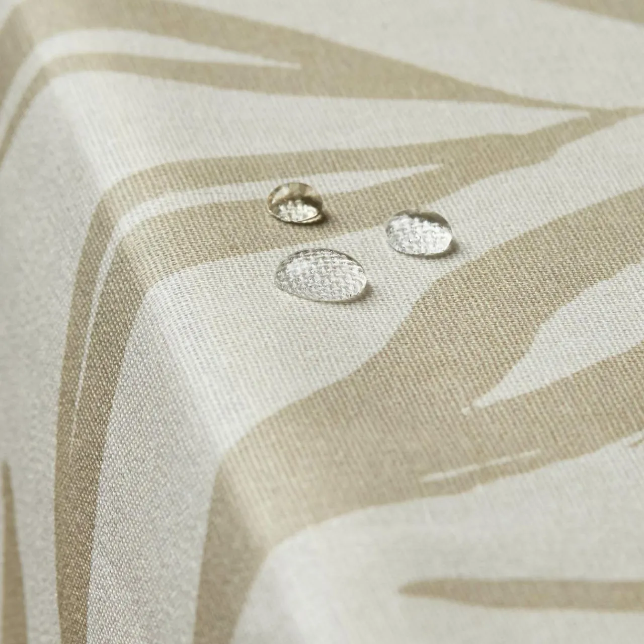 Nappe De Table|EMINZA Nappe rectangulaire coton enduit (150 x 350 cm) Galice Beige