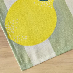 Nappe De Table|EMINZA Nappe rectangulaire coton enduit (150 x 250 cm) Antibes e Vert