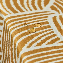 Nappe De Table|EMINZA Nappe rectangulaire coton enduit (150 x 350 cm) Sarah Jaune moutarde