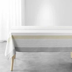 Nappe De Table|douceur d'intu017drieur Nappe rectangulaire coton tissé (140 x 240 cm) Iliade he Blanc