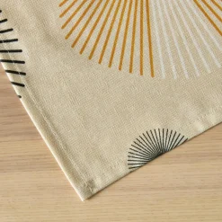 Nappe De Table|EMINZA Nappe rectangulaire coton enduit (150 x 250 cm) Manhattan Beige