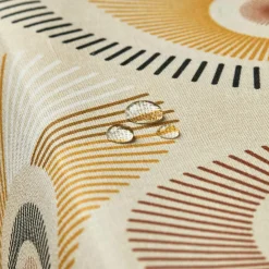 Nappe De Table|EMINZA Nappe rectangulaire coton enduit (150 x 350 cm) Manhattan Beige