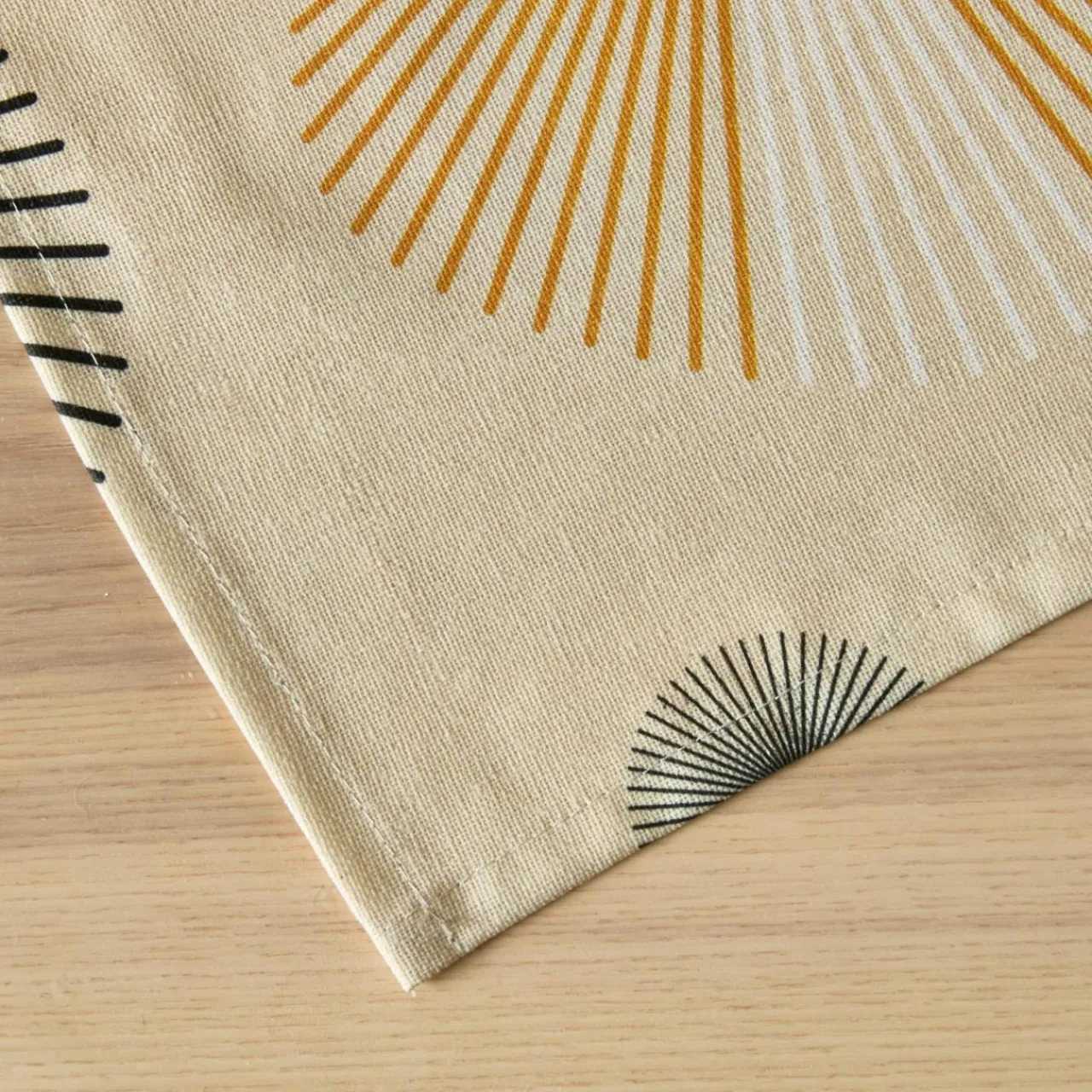 Nappe De Table|EMINZA Nappe rectangulaire coton enduit (150 x 350 cm) Manhattan Beige