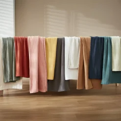 Nappe De Table|EMINZA Nappe rectangulaire gaze de coton (150 x 350 cm) Gaïa Camel