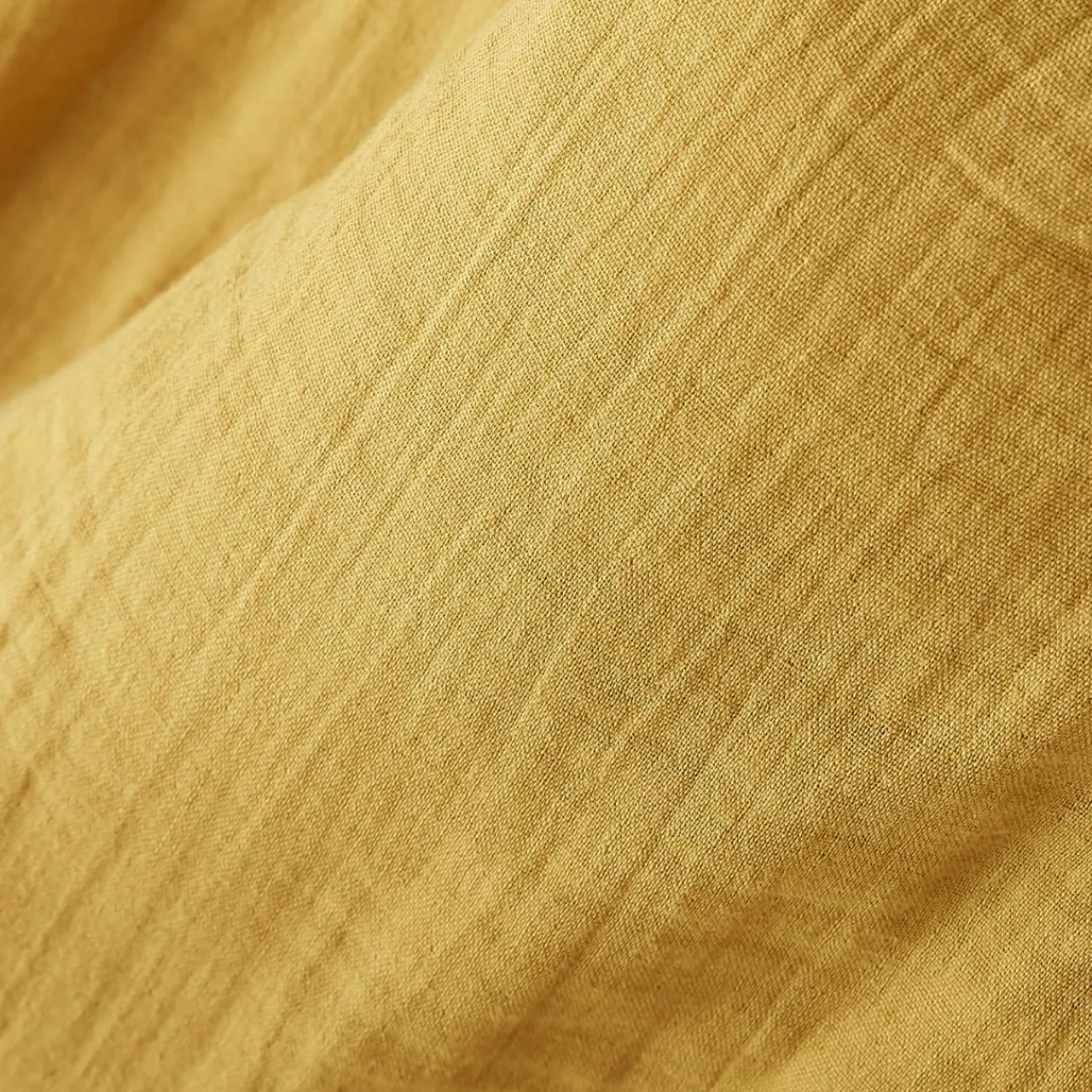Nappe De Table|EMINZA Nappe rectangulaire gaze de coton (150 x 250 cm) Gaïa Jaune safran