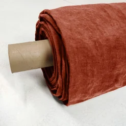 Nappe De Table|EMINZA Nappe rectangulaire lin lavé (170 x 350 cm) Louise Terracotta