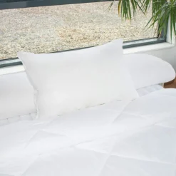 Couette, Oreiller, Traversin|BLEU CALIN Oreiller rectangulaire ajustable (50 x 70 cm) Mémoire de forme Blanc