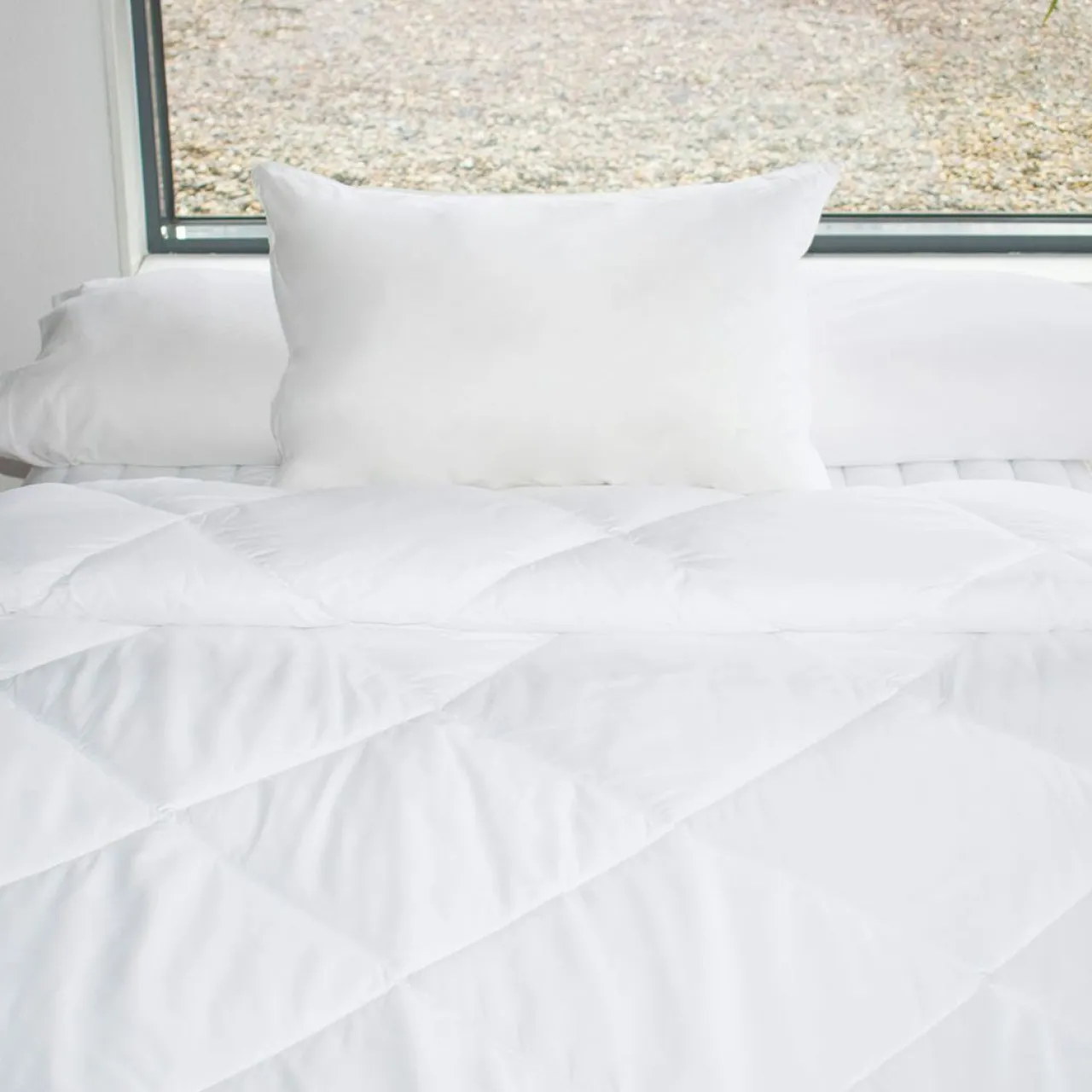 Couette, Oreiller, Traversin|BLEU CALIN Oreiller rectangulaire ajustable (50 x 70 cm) Mémoire de forme Blanc