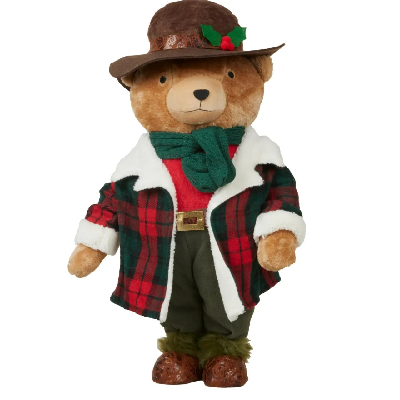 Père Noël, Animaux Et Personnage|KAEMINGK Ours de Noël décoratif (H60 cm) Noha du Canada Vert