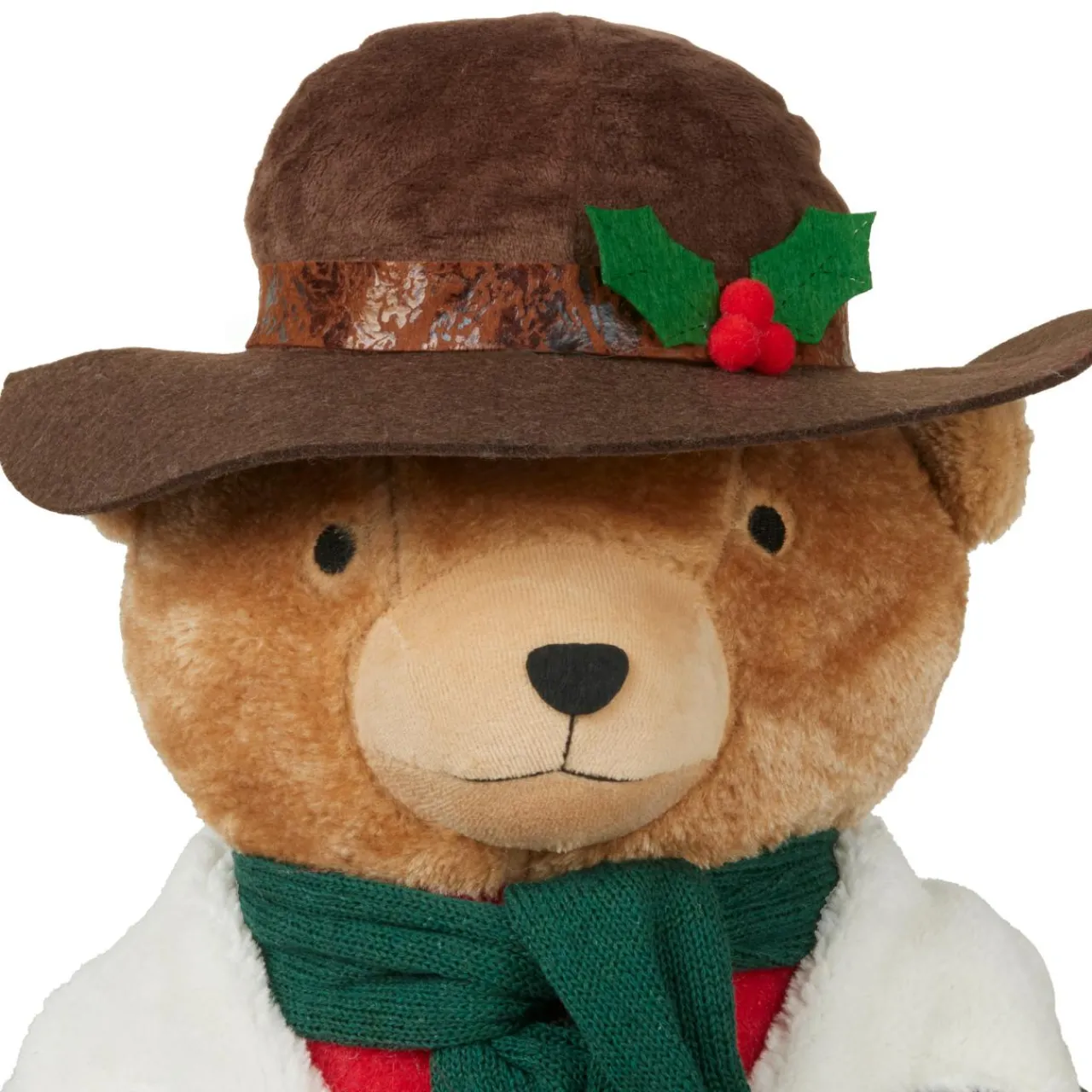 Père Noël, Animaux Et Personnage|KAEMINGK Ours de Noël décoratif (H60 cm) Noha du Canada Vert