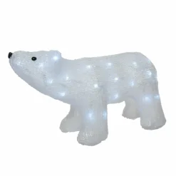 Déco Et Objet Lumineux|KAEMINGK Ours lumineux solaire 40 LED (H24 cm) Titouan Blanc froid
