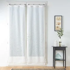 Voilage|douceur d'intu017drieur Paire de voilages tissés oeillets (70 x 200 cm) Davina Blanc