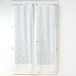 Voilage|douceur d'intu017drieur Paire de voilages tissés oeillets (70 x 200 cm) Davina Blanc