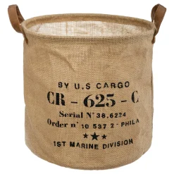 Panier Déco|ATMOSPHERA Panier en jute végétale (H30 cm) Loft Naturel