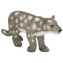 Déco Et Objet Lumineux|JJA Panthère lumineuse 60 LED (H32 cm) Nox Blanc froid Gris