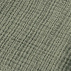 Linge De Bain|Peignoir|EMINZA Peignoir de bain gaze de coton S/M Gaïa Vert romarin