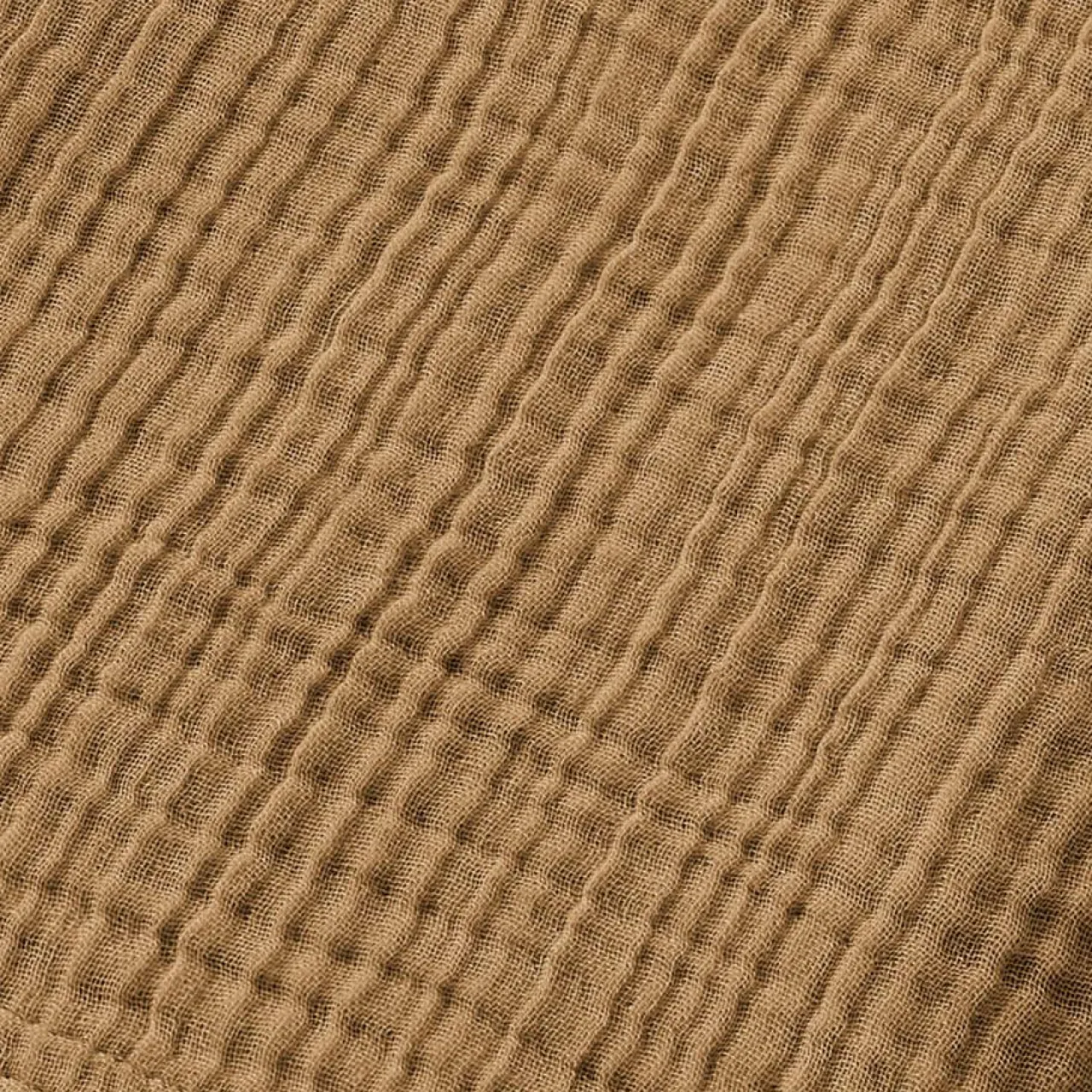 Linge De Bain|Peignoir|EMINZA Peignoir de bain gaze de coton L/XL Gaïa Camel