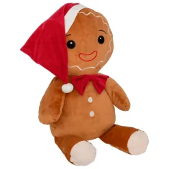 Personnage, Objet Grand Format|Père Noël, Animaux Et Personnage|JJA Peluche (H100 cm) Albin le Pain d'épices Marron