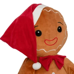 Personnage, Objet Grand Format|Père Noël, Animaux Et Personnage|JJA Peluche (H100 cm) Albin le Pain d'épices Marron