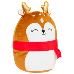 Père Noël, Animaux Et Personnage|JJA Peluche (H35 cm) Joyeux Renne de Noël Marron