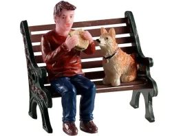 Village De Noël Lemax|LEMAX Personnage Pause déjeuner