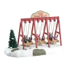 Village De Noël Lemax|LEMAX Personnages à piles Balançoires Swing Boats