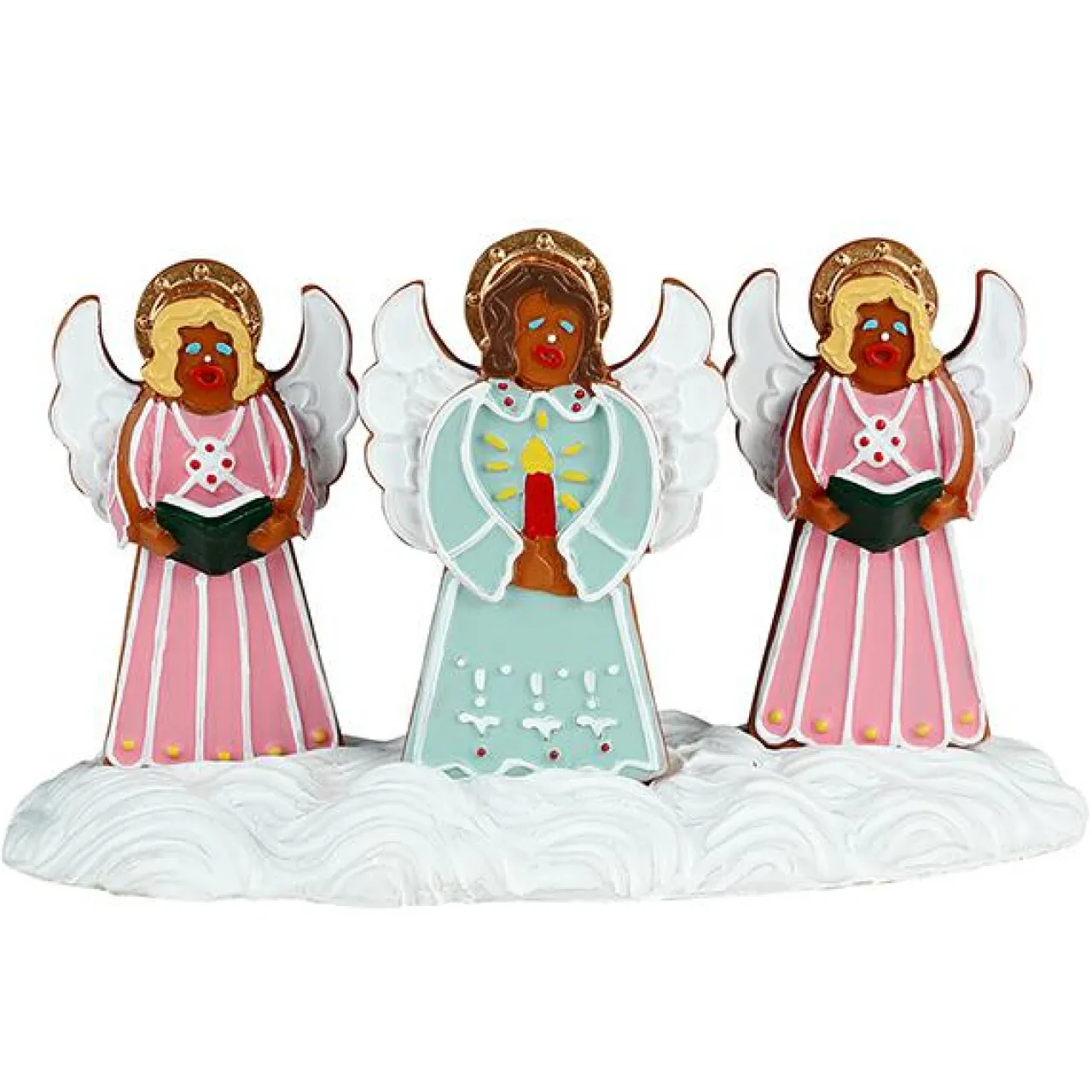 Village De Noël Lemax|LEMAX Personnages Chorale d'anges en Pain d'épices