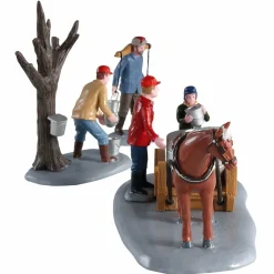 Village De Noël Lemax|LEMAX Personnages La récolte du sirop d'érable