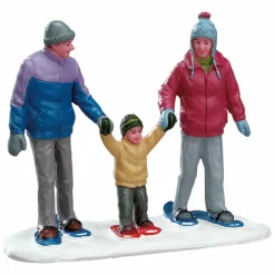 Village De Noël Lemax|LEMAX Personnages Promenade en raquettes