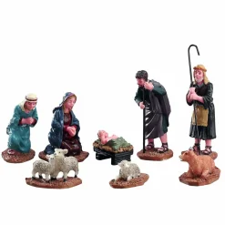 Village De Noël Lemax|LEMAX Personnages Santons de crêche