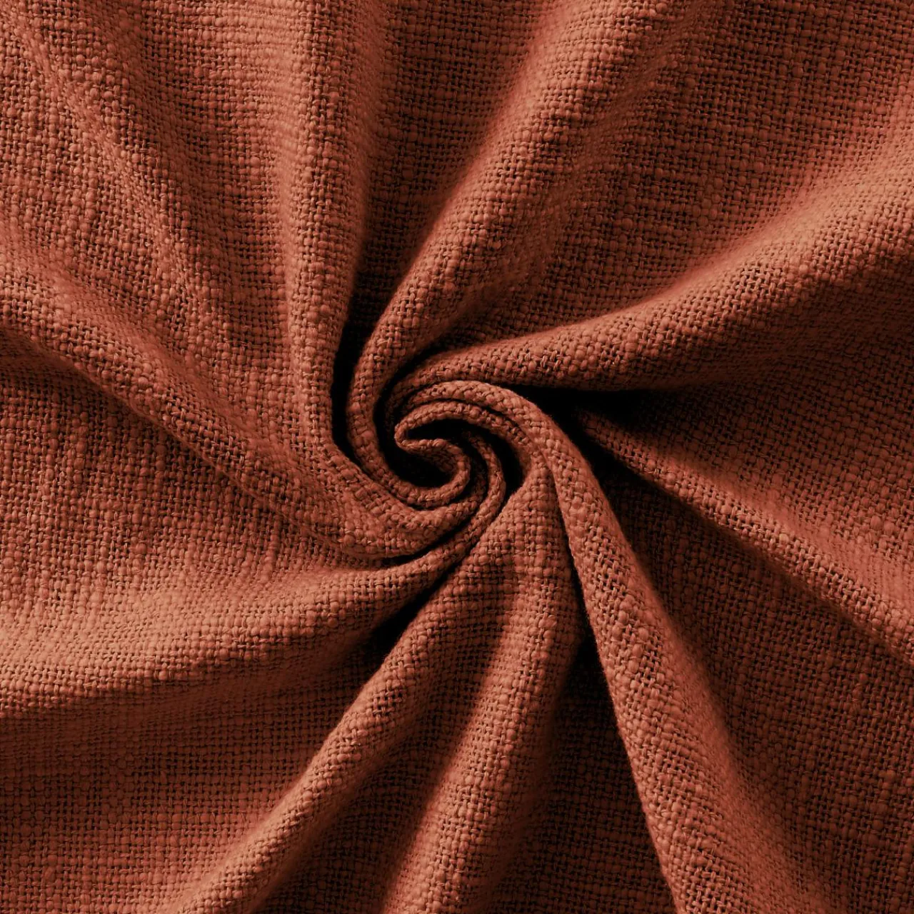 Plaid Et Jeté|Couvre-Lit Et Édredon|L'EFFET PAPILLON Plaid coton (180 x 220 cm) Sixtine Terracotta