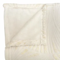Plaid Et Jeté|ATMOSPHERA Plaid doux (150 cm) Filo Ivoire