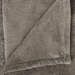 Plaid Et Jeté|ATMOSPHERA Plaid doux (150 cm) Tendresse Taupe