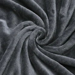 Plaid Et Jeté|ATMOSPHERA Plaid doux (180 cm) Tendresse Gris Anthracite