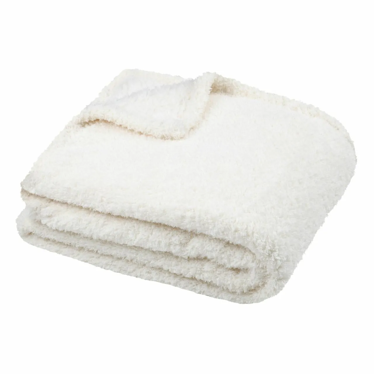 Plaid Et Jeté|LOVELY CASA Plaid doux (180 x 220 cm) Montreal Ecru