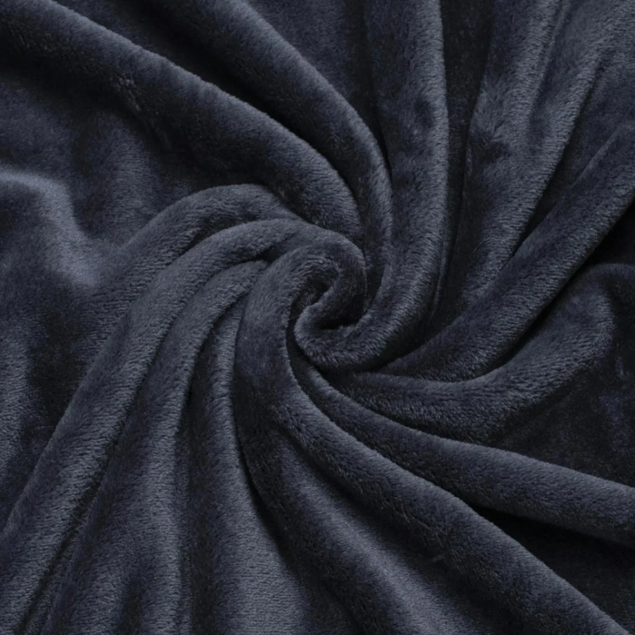 Plaid Et Jeté|EMINZA Plaid doux flanelle (125 x 150 cm) Didou Gris Anthracite