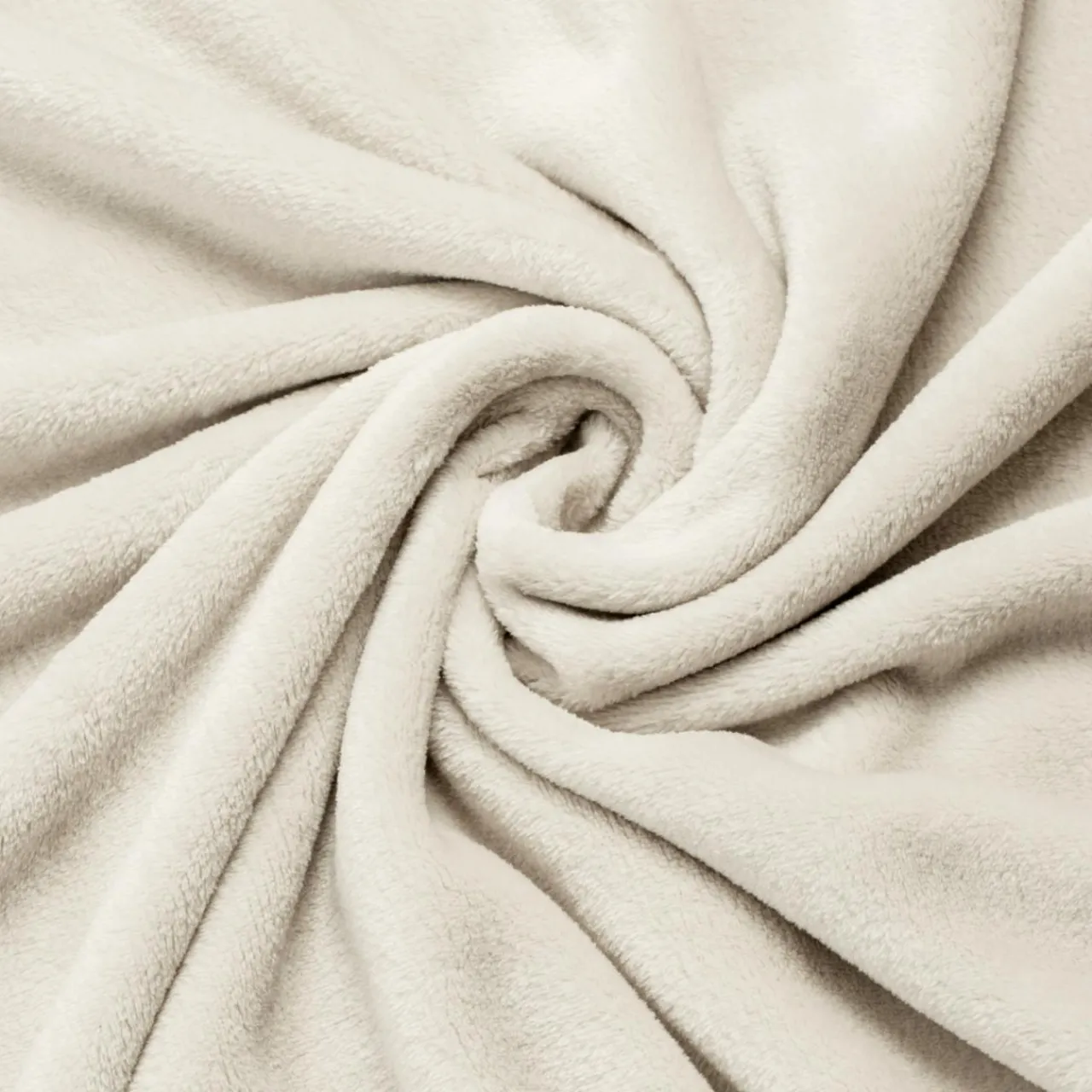 Plaid Et Jeté|EMINZA Plaid doux flanelle (220 x 240 cm) Didou grège Beige
