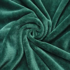 Plaid Et Jeté|EMINZA Plaid doux flanelle (130 x 180 cm) Didou Vert