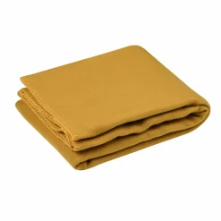 Plaid Et Jeté|LOVELY CASA Plaid polaire (125 x 150 cm) Carlton Jaune moutarde
