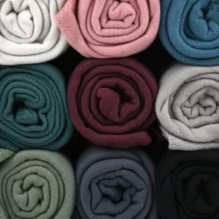 Plaid Et Jeté|LOVELY CASA Plaid polaire (125 x 150 cm) Carlton Gris clair