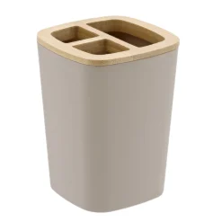 Accessoire Salle De Bain|TENDANCE Porte-brosse à dent Evy Beige
