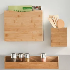 Rangement Et Organisateur|ATMOSPHERA Pot à ustensiles aimanté Siao Naturel