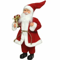Père Noël, Animaux Et Personnage|KAEMINGK Père Noël déco Traditionnel (H20 cm) Stan Rouge