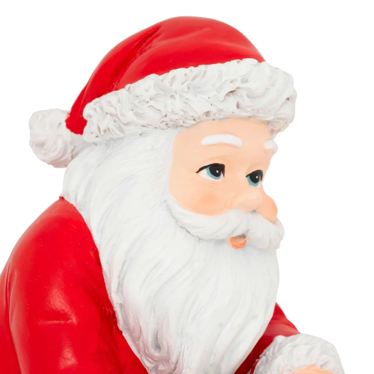 Père Noël, Animaux Et Personnage|JJA Père Noël décoratif (H15 cm) Nuit de Noël Rouge