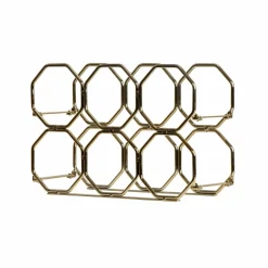 Range Bouteilles|EMINZA Range-bouteilles métal pliable (H22 cm) Elio Or