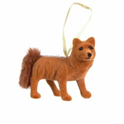 Décoration De Sapin|KAEMINGK Renard de Noël à suspendre (H7 cm) Filou Marron