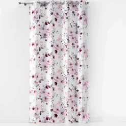 Rideau|DOUCEUR D'INTERIEUR Rideau (140 x 240 cm) Velvet flower Blanc