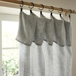 Rideau|EMINZA Rideau ajustable (140 x max 300 cm) Nils Gris